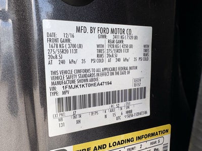 2017 Ford Expedition EL Limited