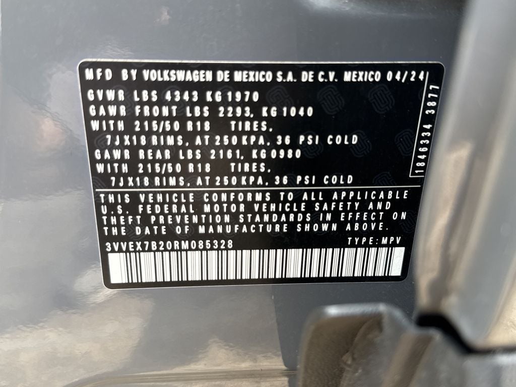 2024 Volkswagen Taos 1.5T SE