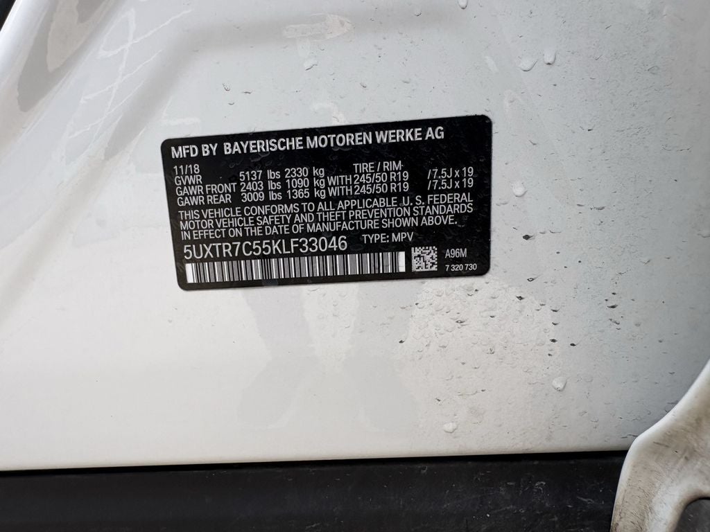 2019 BMW X3 sDrive30i