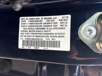 2018 Honda CR-V EX-L