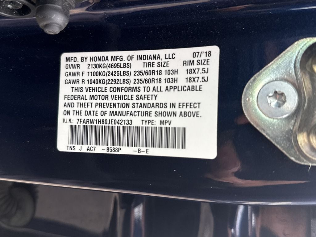 2018 Honda CR-V EX-L