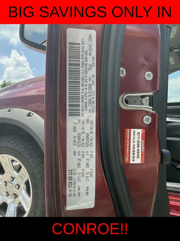 2018 RAM 1500 Lone Star Silver