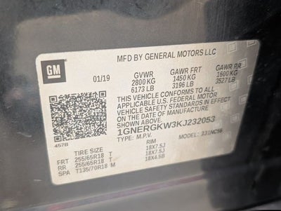 2019 Chevrolet Traverse LT Cloth w/1LT