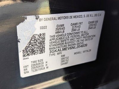 2022 GMC Terrain SLE