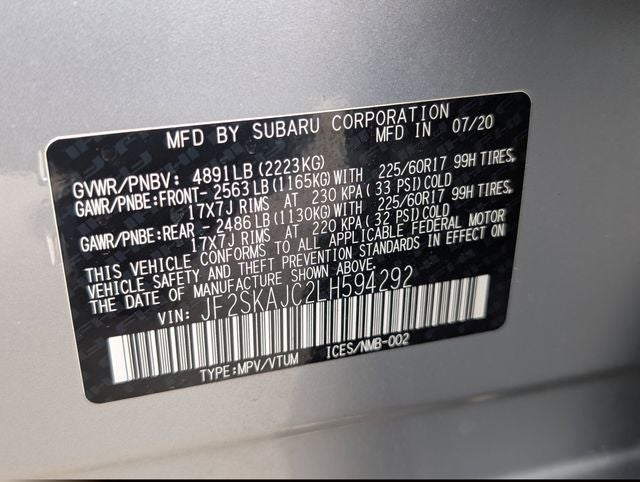 2020 Subaru Forester Premium