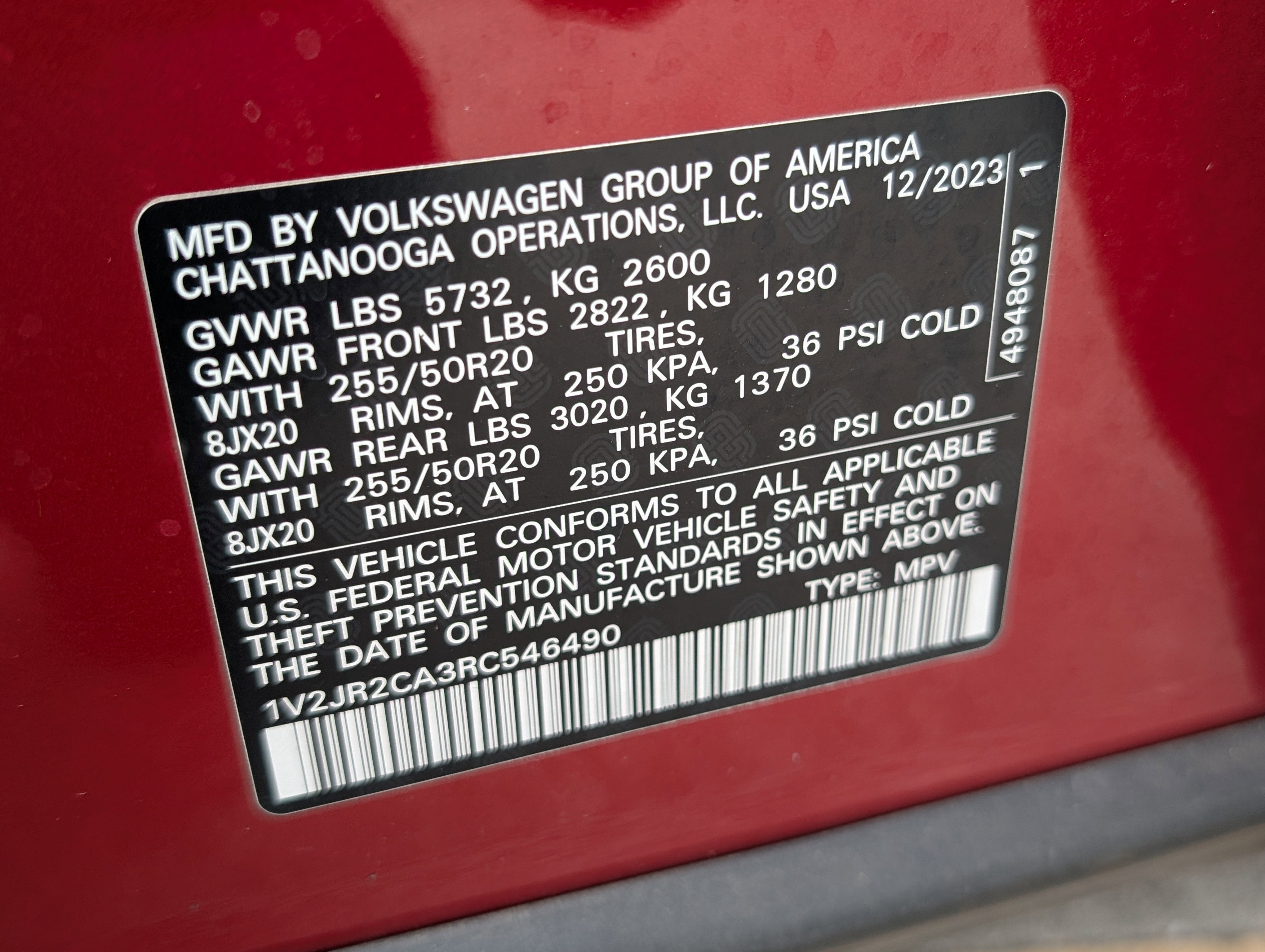 2024 Volkswagen Atlas 2.0T SE w/Technology