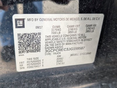 2018 Chevrolet Silverado 1500 LT