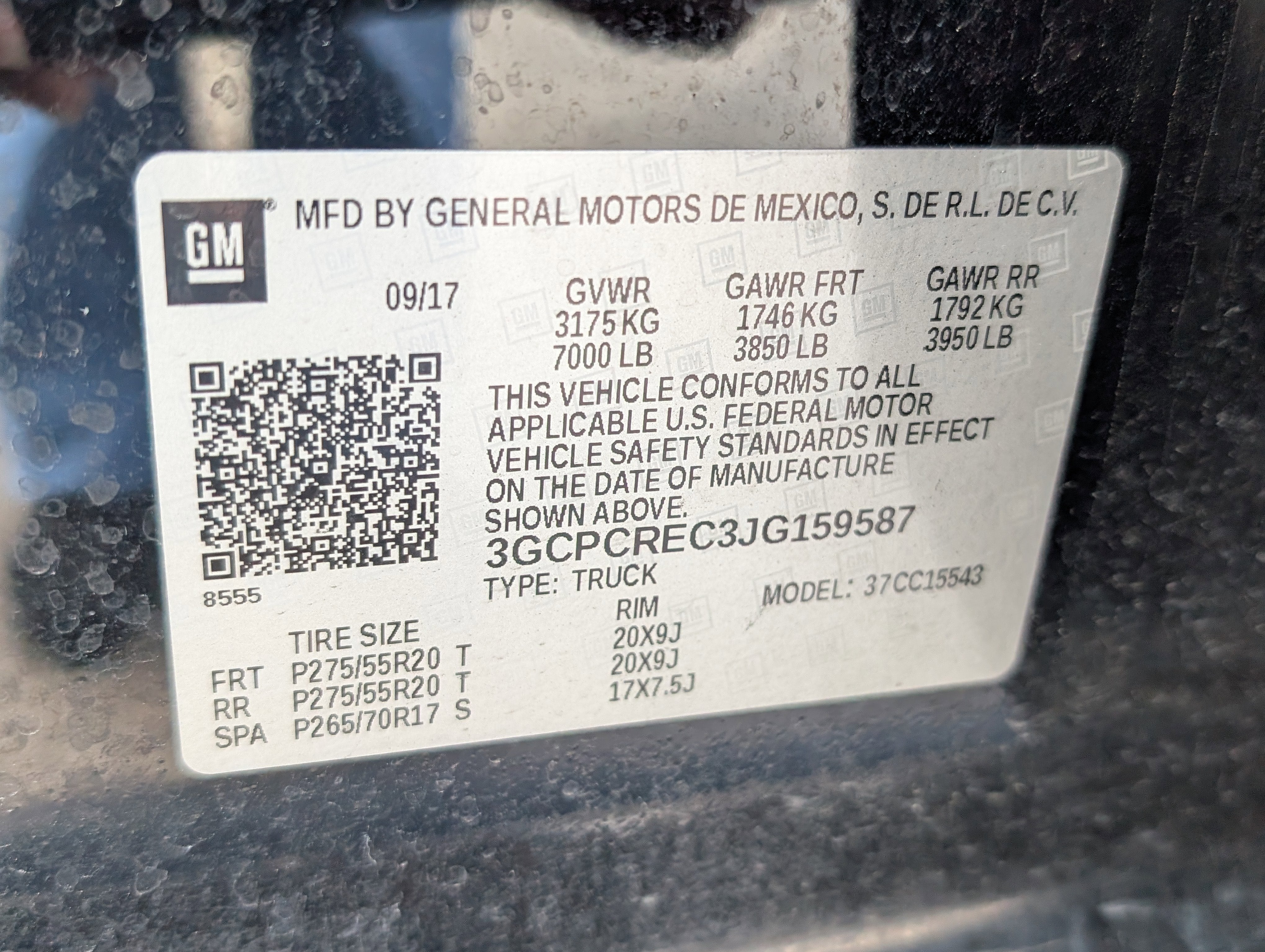 2018 Chevrolet Silverado 1500 LT