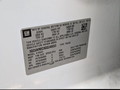 2016 Chevrolet Silverado 1500 LT