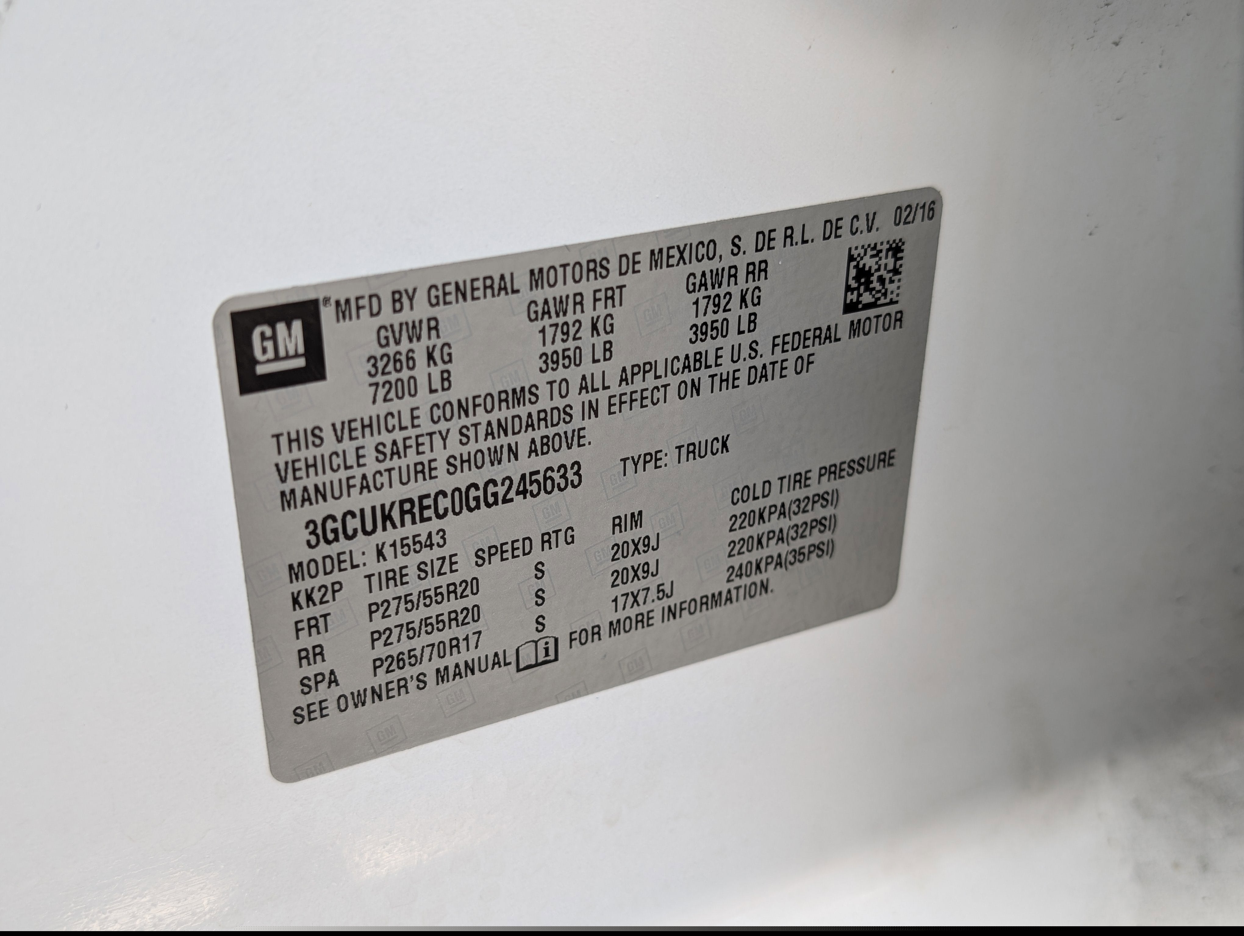 2016 Chevrolet Silverado 1500 LT