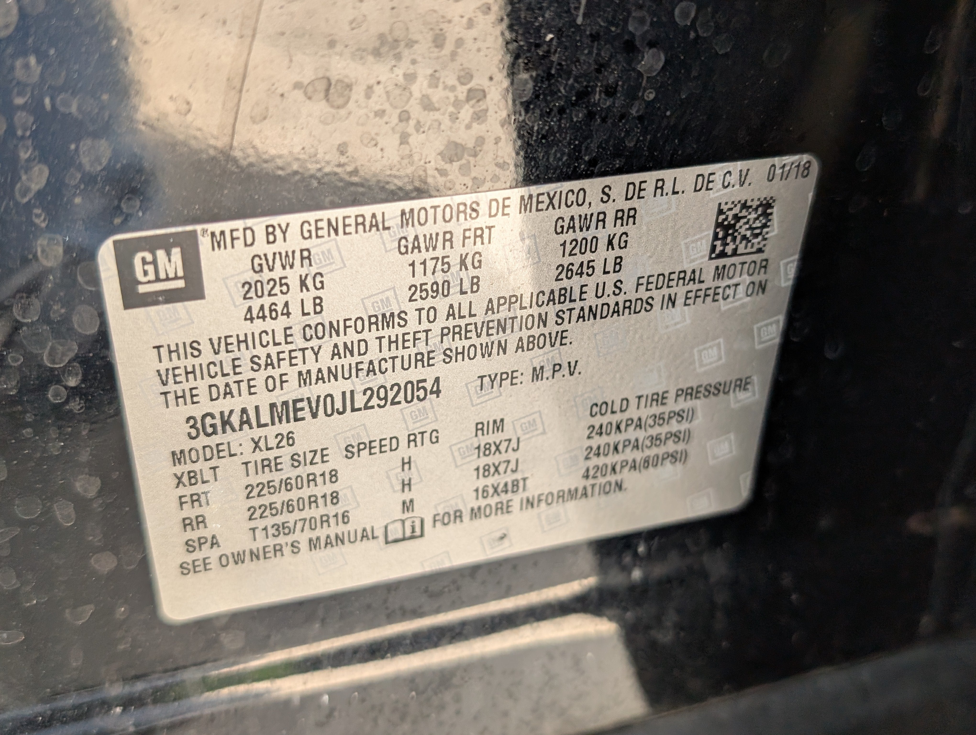 2018 GMC Terrain SLE