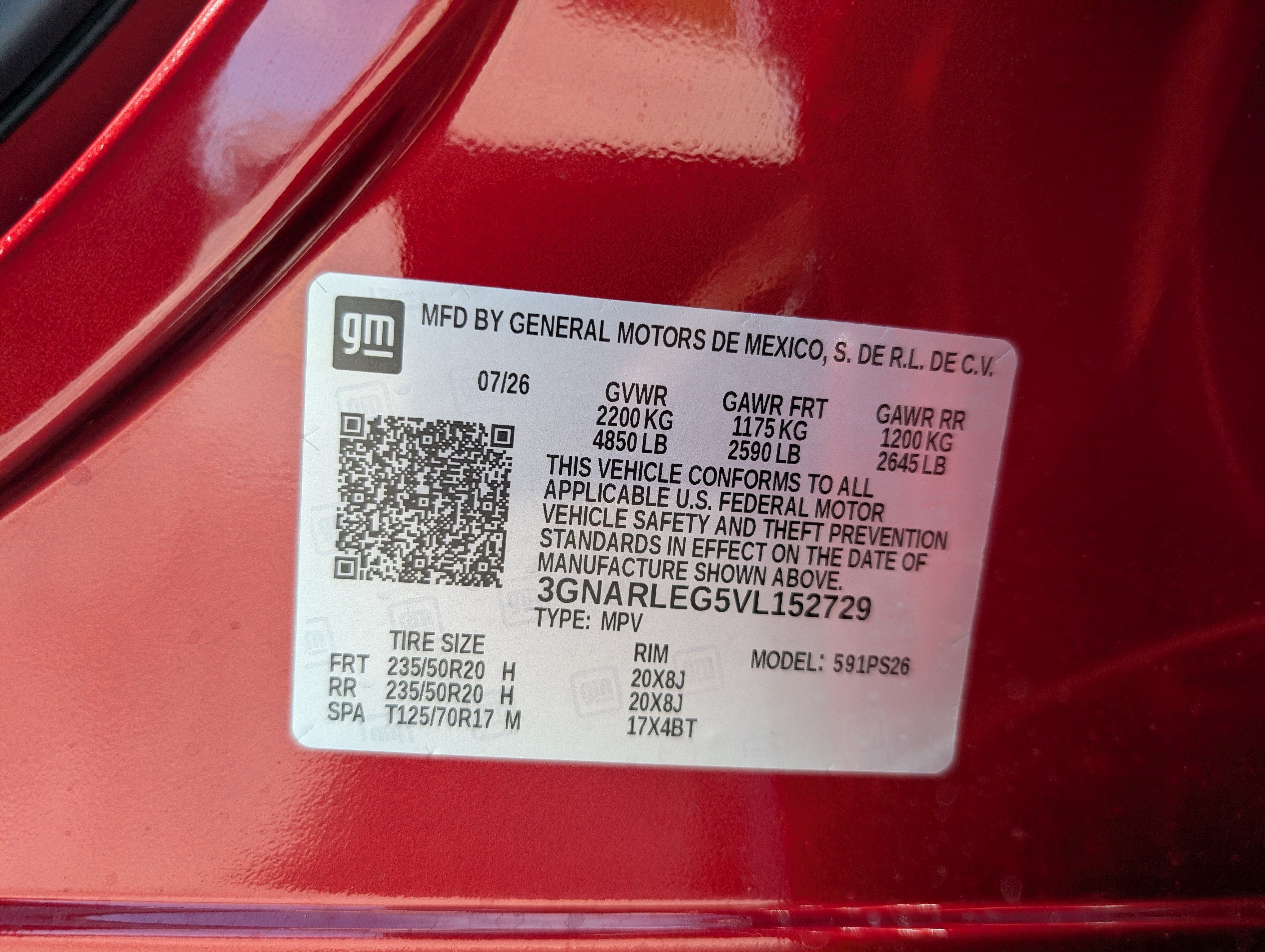 2027 Chevrolet Equinox RS