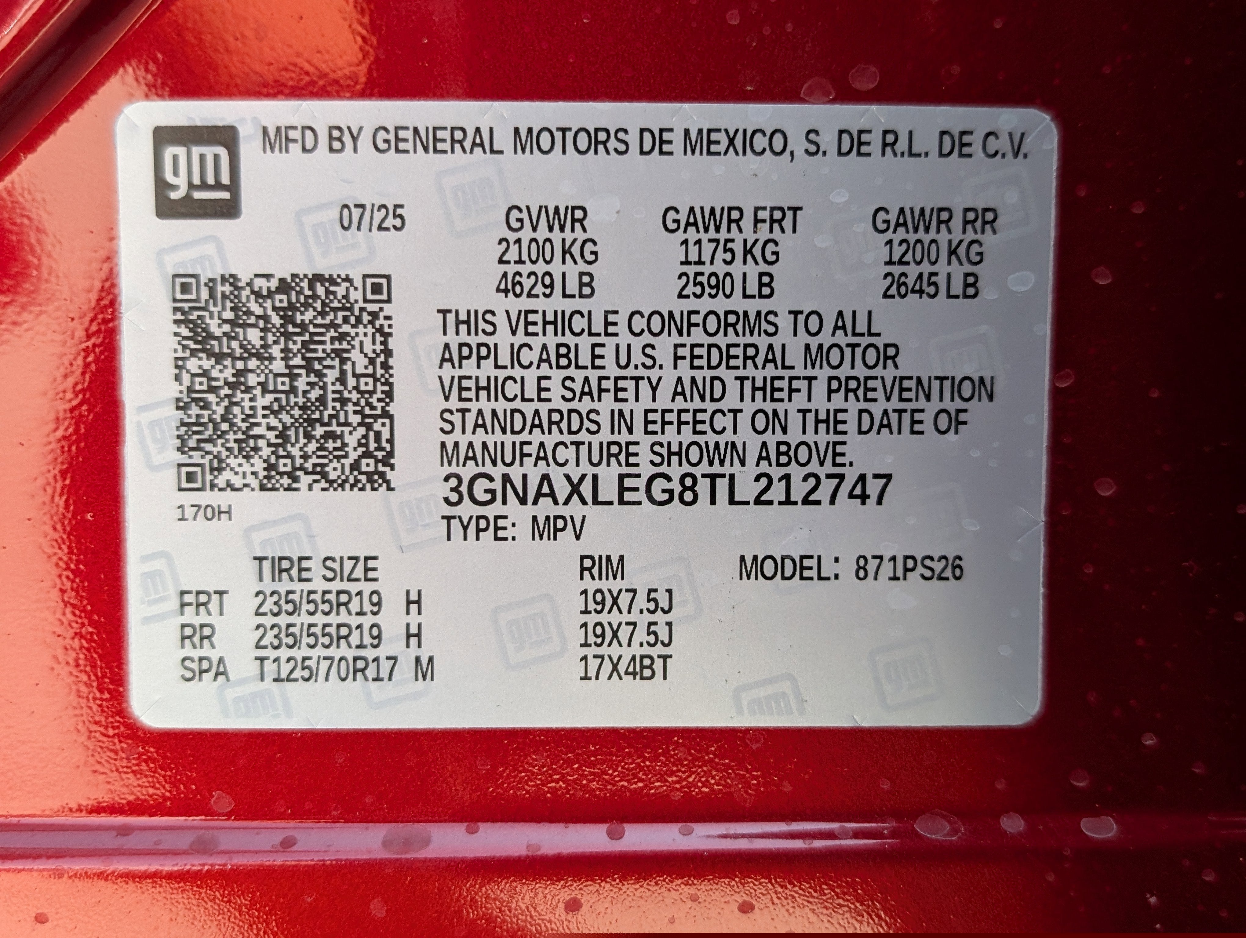 2026 Chevrolet Equinox RS