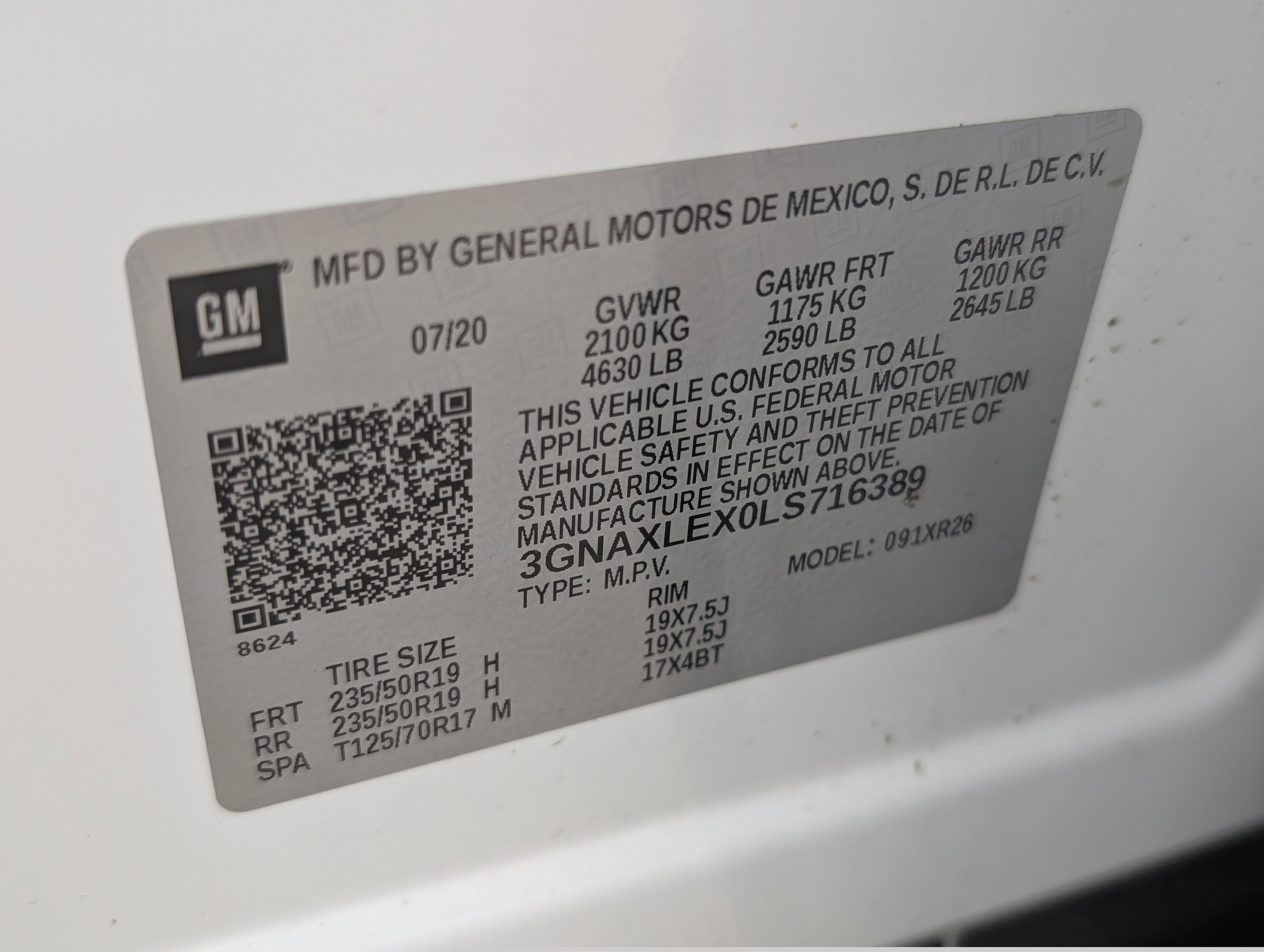 2020 Chevrolet Equinox LT