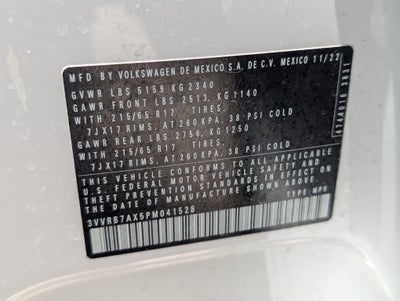 2023 Volkswagen Tiguan 2.0T S