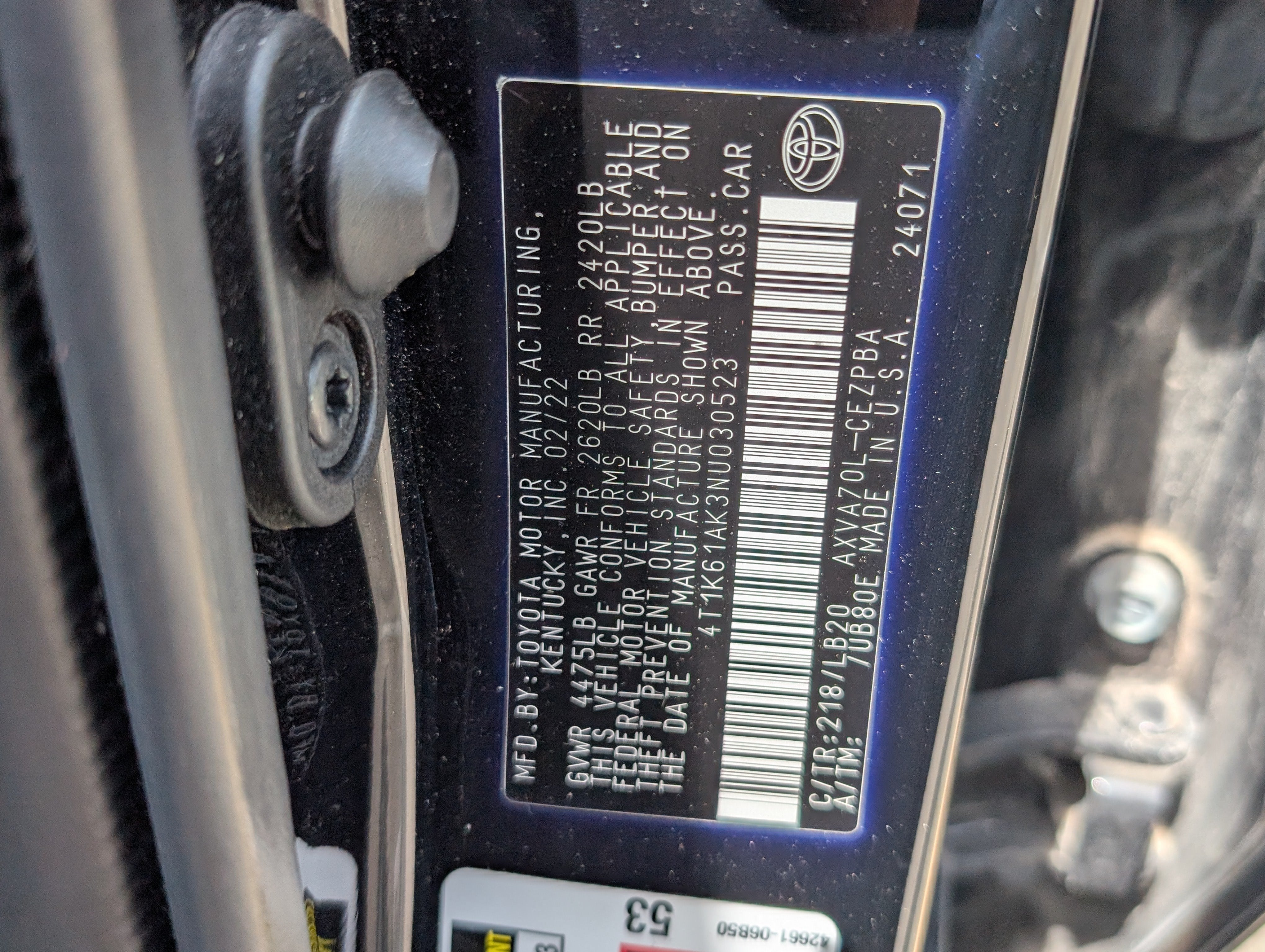 2022 Toyota Camry XSE