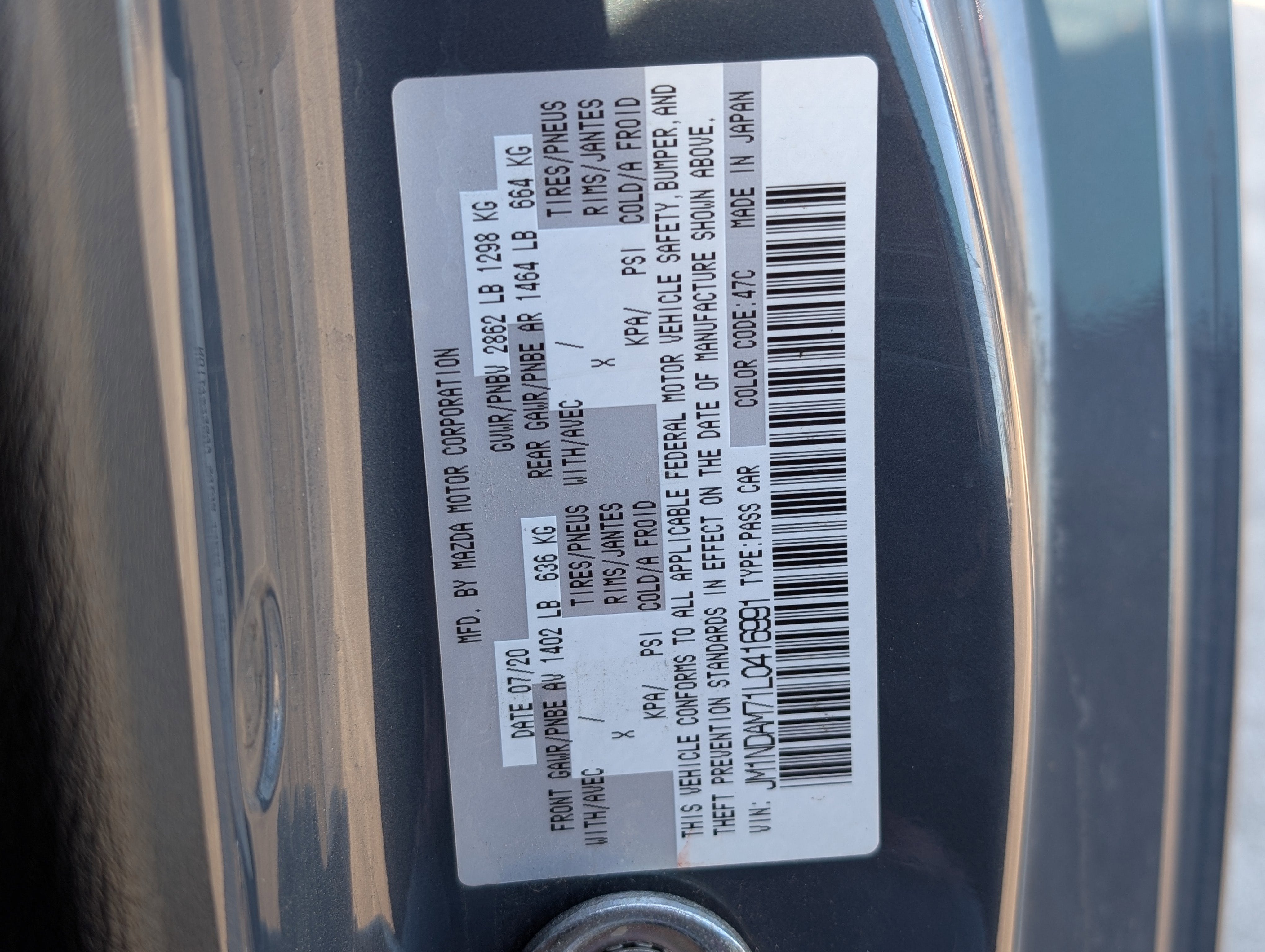 2020 Mazda Mazda MX-5 Miata RF Grand Touring