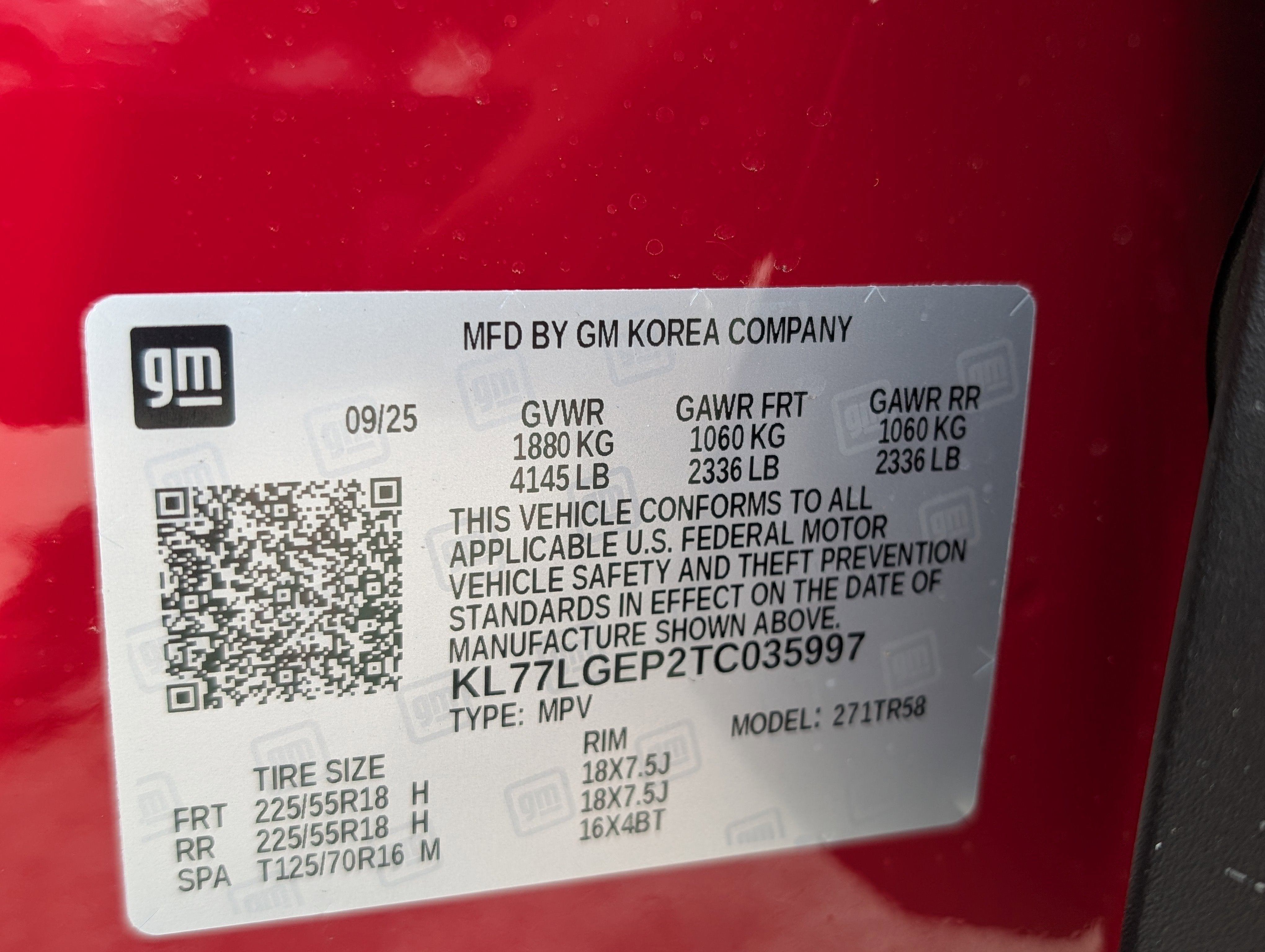 2026 Chevrolet Trax 1RS