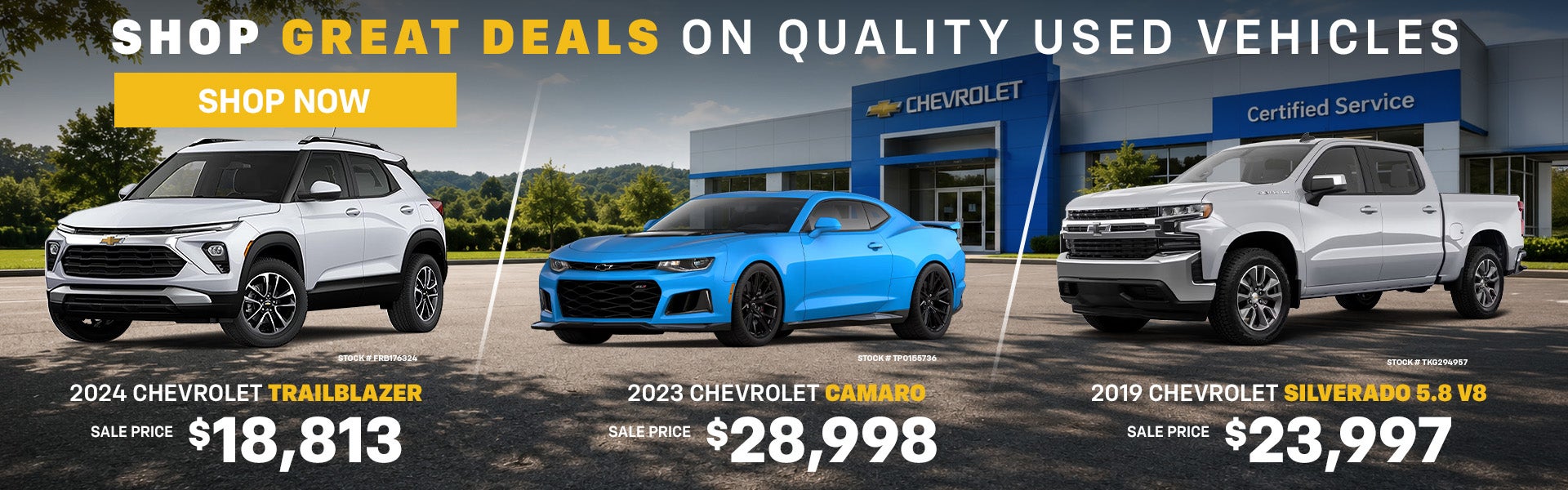 Shop Great Deals on Quality Used Vehicles